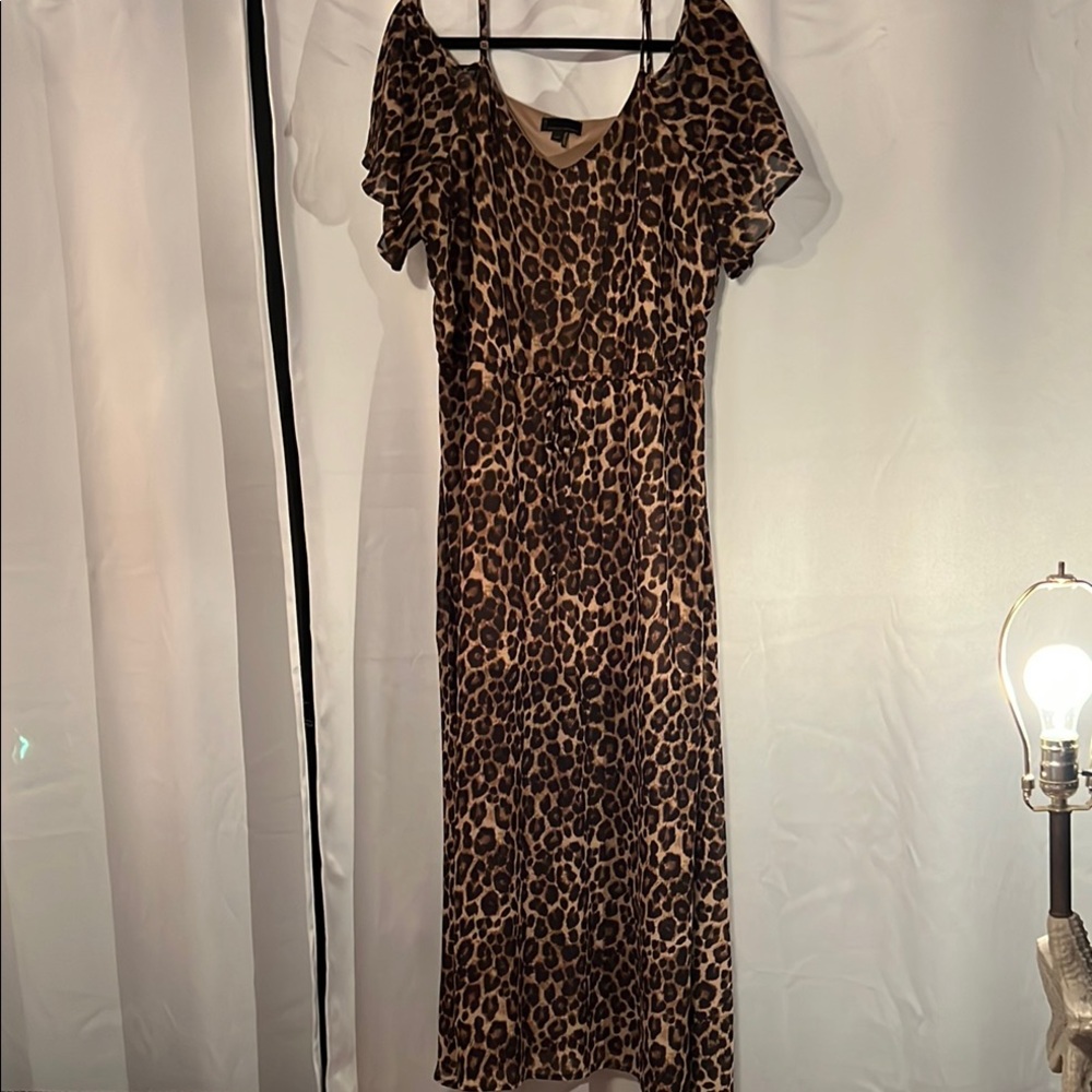 Leopard Print Women's Dress
